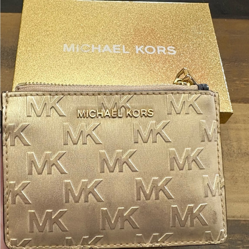 Michael Kors Gold Wallet